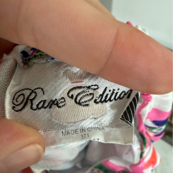 Rare Editions Little Girl’s 7 multicolor mandala floral print dress - Picture 3 of 4